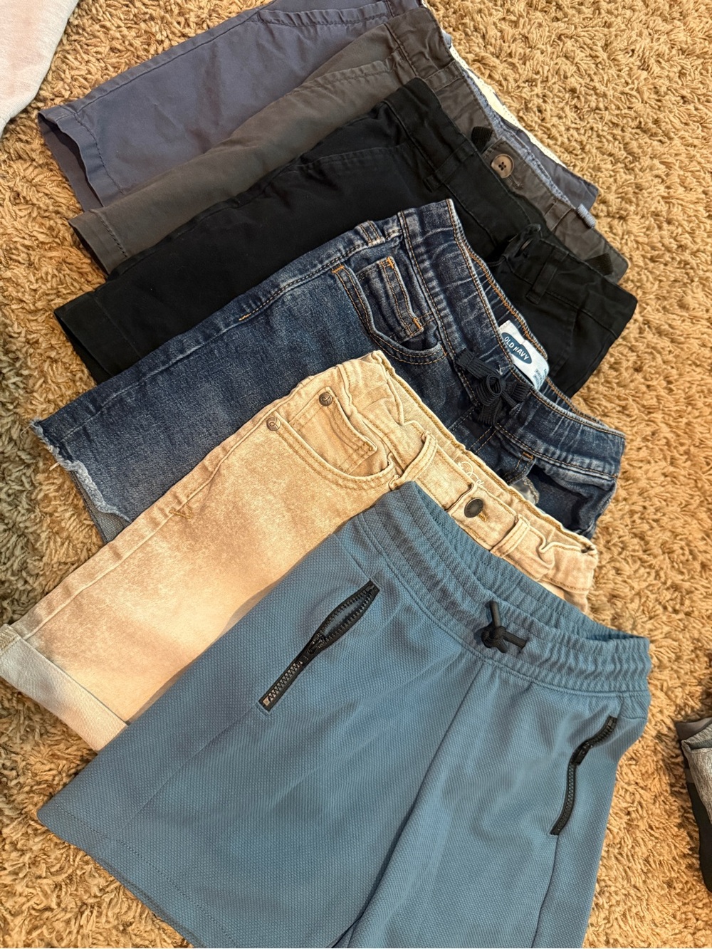6 pairs of shorts size 6/7